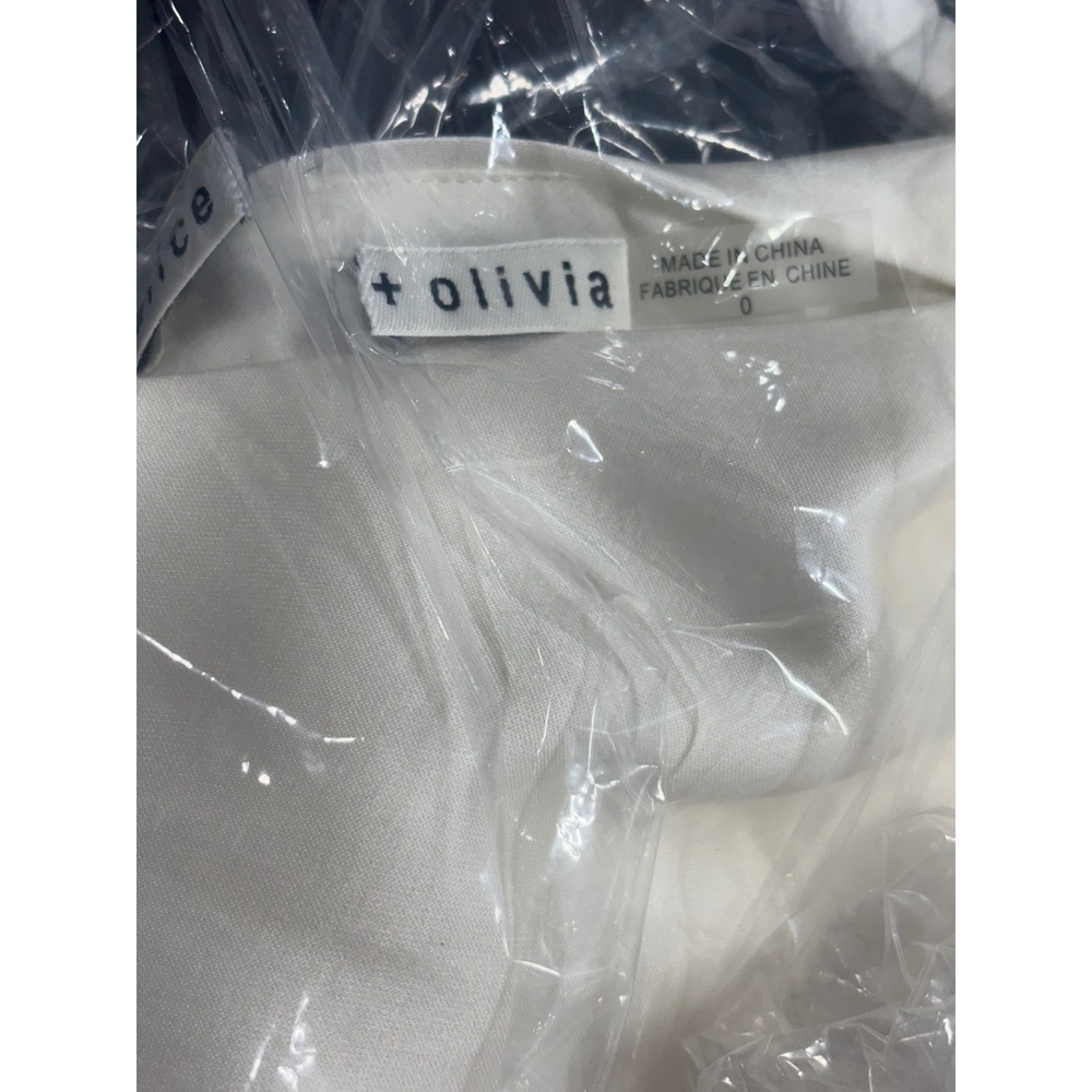 Alice + Olivia NEW Tae Crystal Strap Maxi Dress in Ecur/Cream Size 0 MSRP $695 - Picture 5 of 6